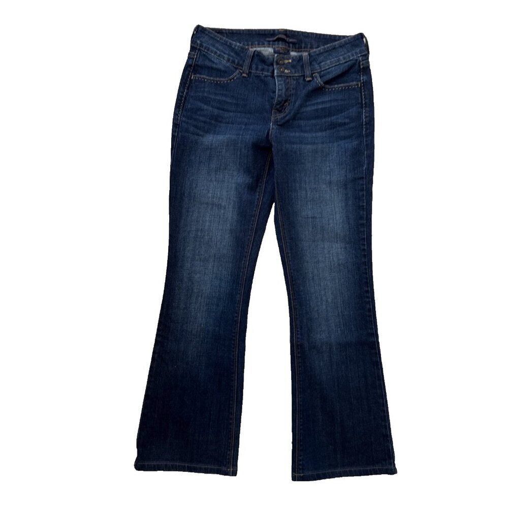 Levis 526 Jeans Slender Boot Cut Bottillon Svelte 28 dark wash rise 9 inseam 28
